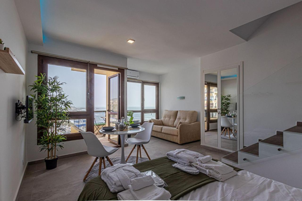 Beachfront With Spectacular Views And Swimming Pool 贝纳尔马德纳 外观 照片
