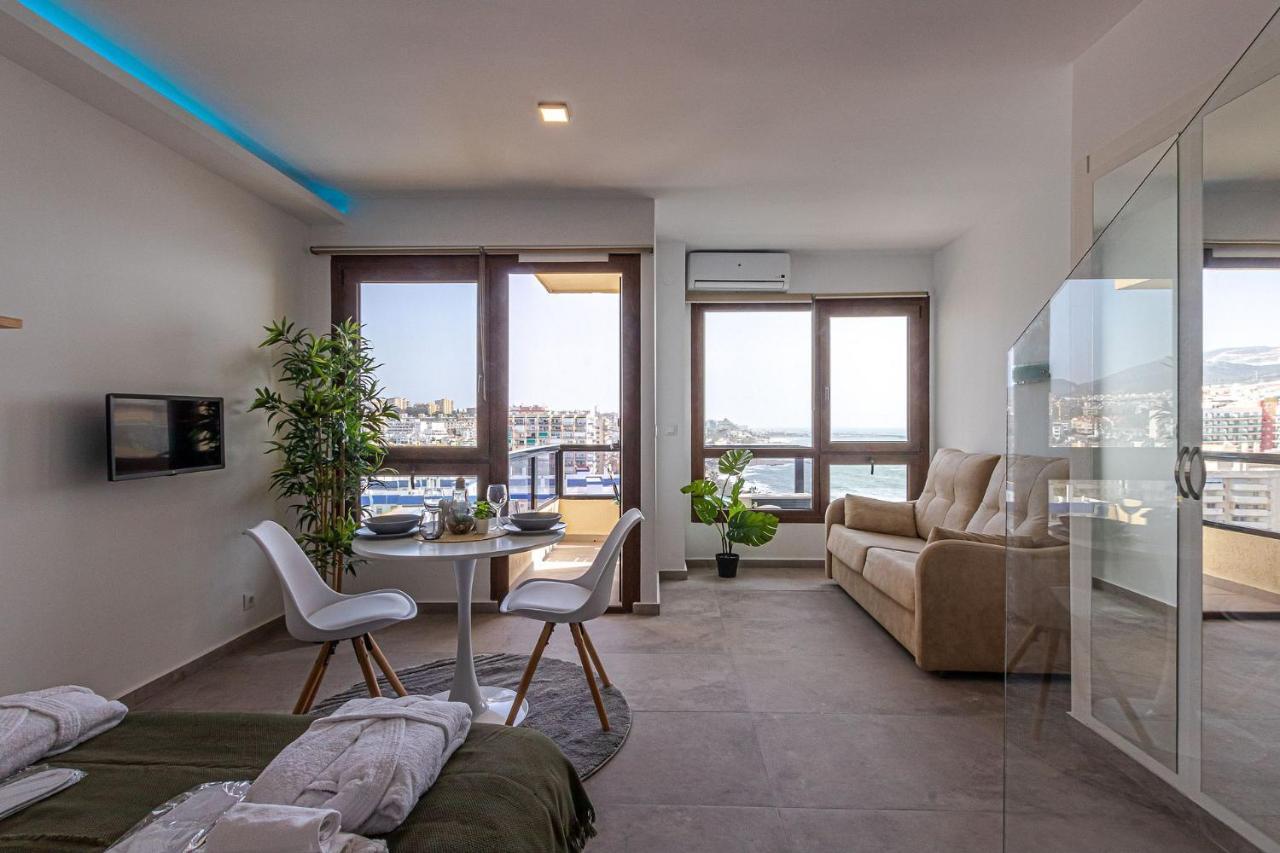 Beachfront With Spectacular Views And Swimming Pool 贝纳尔马德纳 外观 照片
